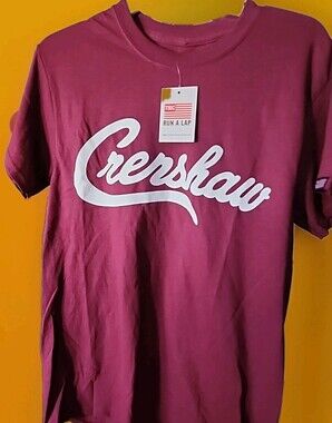 The Marathon Clothing “Crenshaw” Nippy Hussle Small T-shirt NWT A109 Excellent